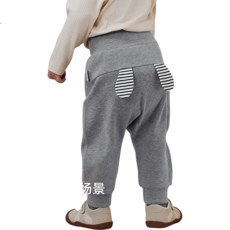 Babylove Baby Loose Fit Diaper Pants Spring Autumn Casual Jogger Pants Unisex Toddler Stylish Versatile Trousers
