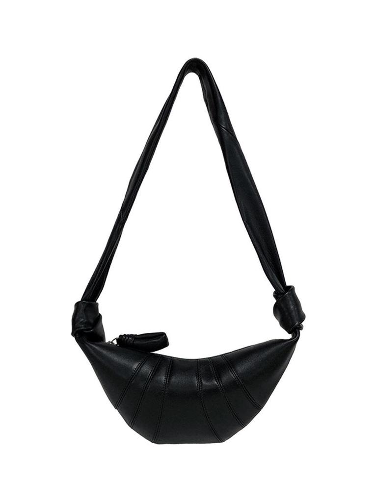 Women's Genuine Leather Croissant Messenger Bag - Elegant High-End Commuting and Casual Bag