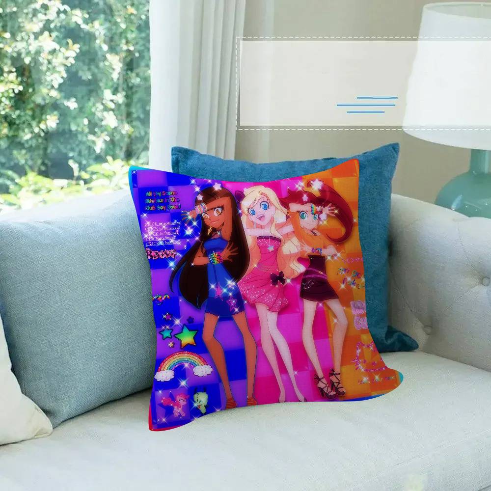 LoliRock Cartoon Anime  Maple Design Cushion Cover Happy Autumn Harvest decor Holiday Decorati Pillow Cover