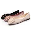 2024 Fashion Modern Lady Single Shoes Soft Women Flats Spring Summer Flat Footwear Plus Size 42 Black Pink D106