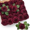 Foam Rose Flower Wedding Centerpiece Accessories With Stem For Home And Outdoor Decor