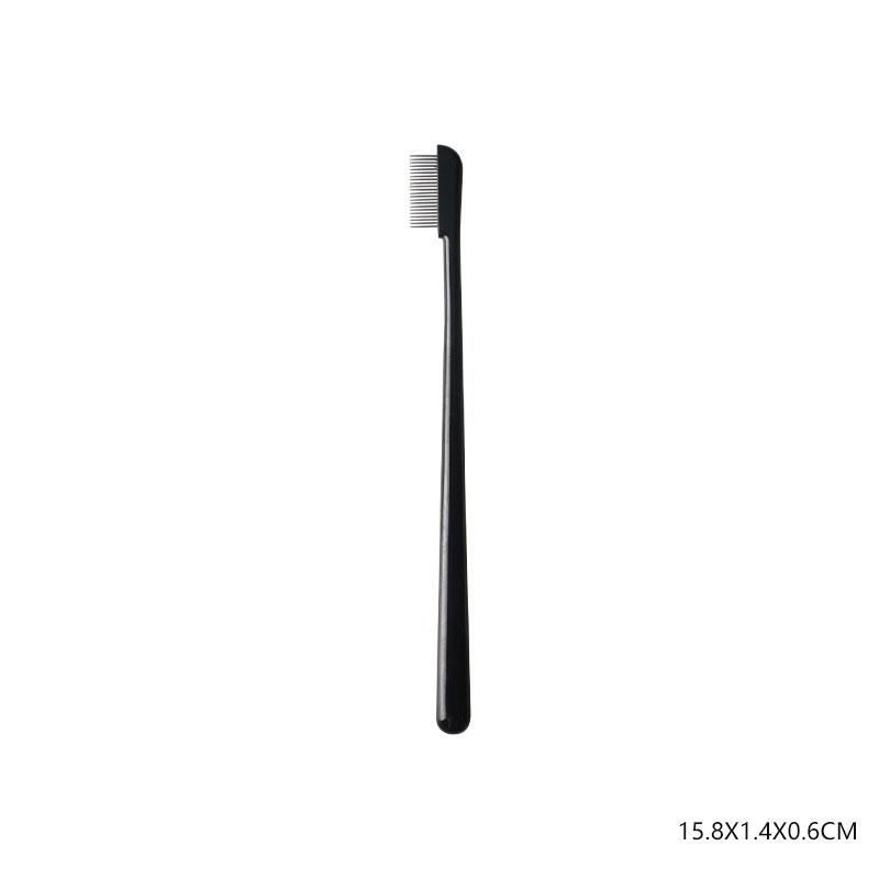 1 шт., черная складная щетка для ресниц, расческа для красоты, разделитель ресниц для макияжа, щипцы для завивки ресниц из нержавеющей стали, тушь для завивки ресниц, косметический инструмент