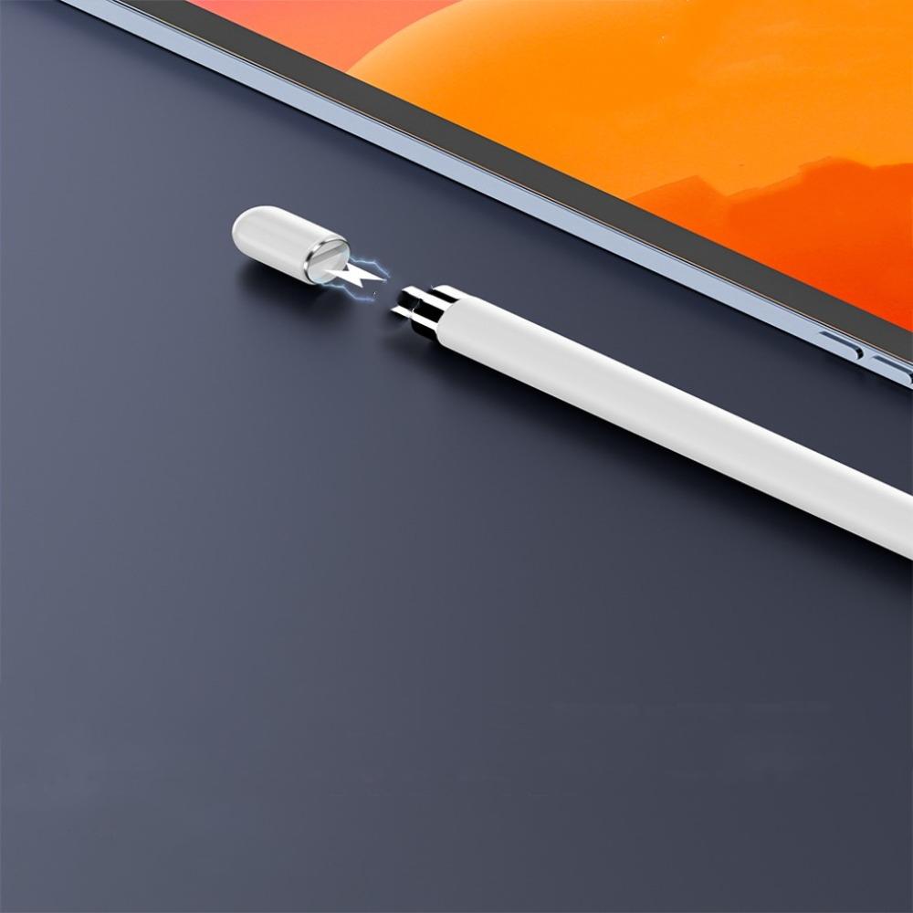 Aluminum Alloy Charging Adapter White Stylus Replacement Accessories Portable Magnetic Pencil Cap