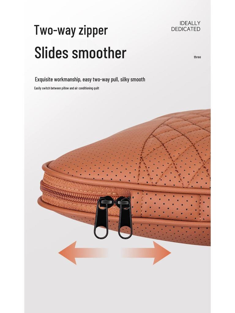 Подушка-плед для автомобиля AITO M7/M9/M5: Многофункциональное одеяло-кондиционер и подушка для поясницы