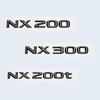 Car Trunk ABS Chrome Gloss Black Letters Logos Badge Emblem Decals Styling Sticker For Lexus NX NX200 NX300 NX200t Accessories VH6