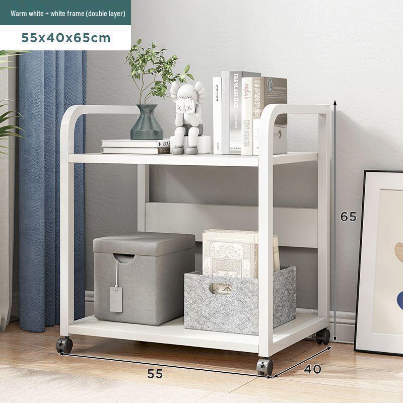 Многоярусная напольная регулируемая стойка для хранения с держателем для мусорного ведра для использования на кухне