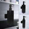 Soap and Lotion Dispenser Tower Shampoo Dispensers Stainless Steel Pump Bottle Wall Mounted Black Bathroom Accessories