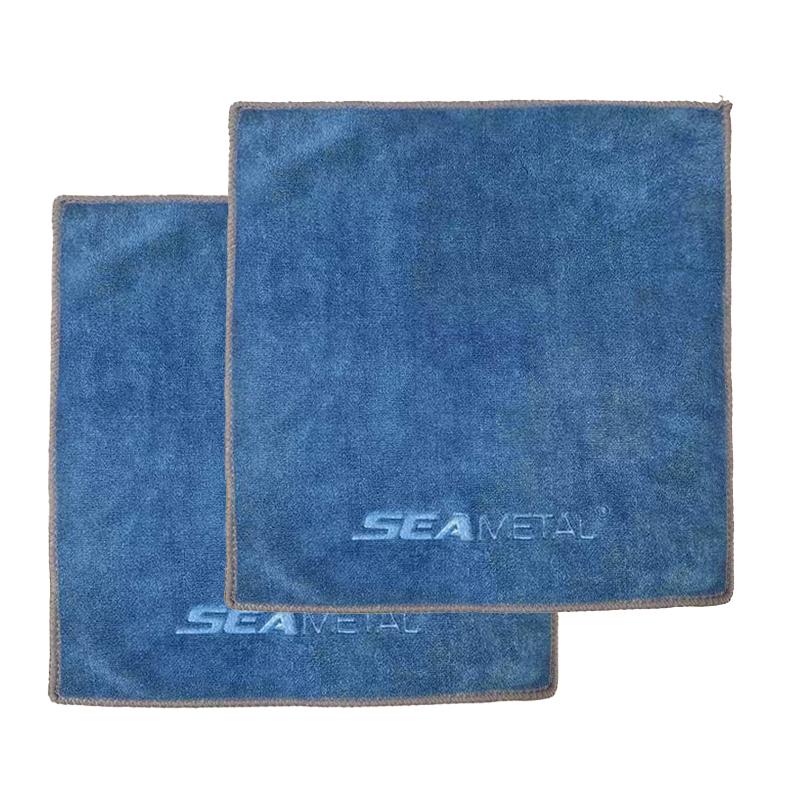 SEAMETAL Большое абсорбирующее полотенце для мытья автомобиля из кораллового вельвета - Двустороннее, быстросохнущее и идеально подходит для воскования 30*30СМ