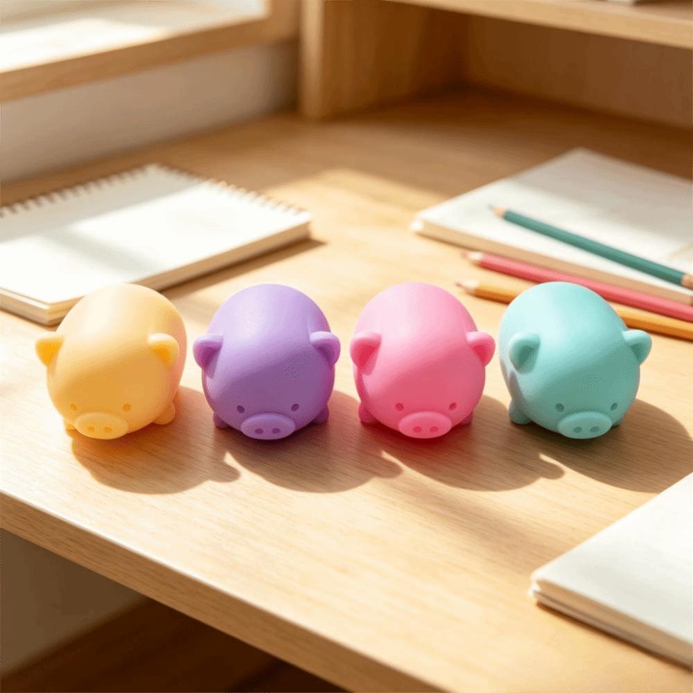 Soft Digging Pig Fidget Toy Interesting Squishy Fingertip Toy Release Sensory Squeeze Toy Adult