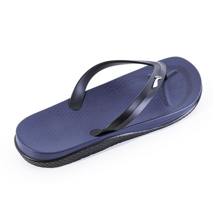 Li-Ning Comfortable Trendy Anti-Wear Anti-Slip Quick-Dry Flip-Flops Men Footwear Black Blue LNXV955-2