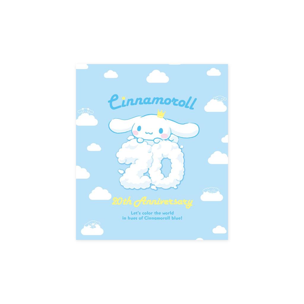 Cinnamoroll 20th anniversary earrings for both set of 2 Sanrio Characters Cinnamon Silhouette Cloud Swaying Blue Stone 925 Silver Cubic Zirconia