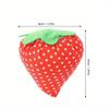 2Pcs Soft Strawberry Sewing Needle Pin Cushion DIY Cross Stitch Tool Pincushions with Elastic Wrist Belt Sewing Accessories