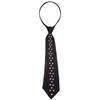 Korean Style Pearls Tie Black Decoration Shirt Tie Elegant Hand-beaded Long Necktie  Students