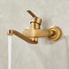 Антикварный смеситель для ванны с горячей и холодной водой, настенный, с поворотом на 360 градусов, смесители для раковины в ванной комнате, кран для швабры, кран для наружного балкона