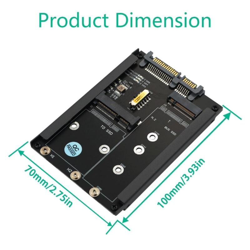 2 интерфейса M.2 SATA3.0/MSATA в SATA3.0 Конвертерные карты, Скорость передачи 6 Гбит/с для настольных компьютеров и серверов
