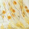 Window Voile Bright-colored Widely Applied Soft Texture Elegant Floral Printing Window Tulle Curtain for Living Room