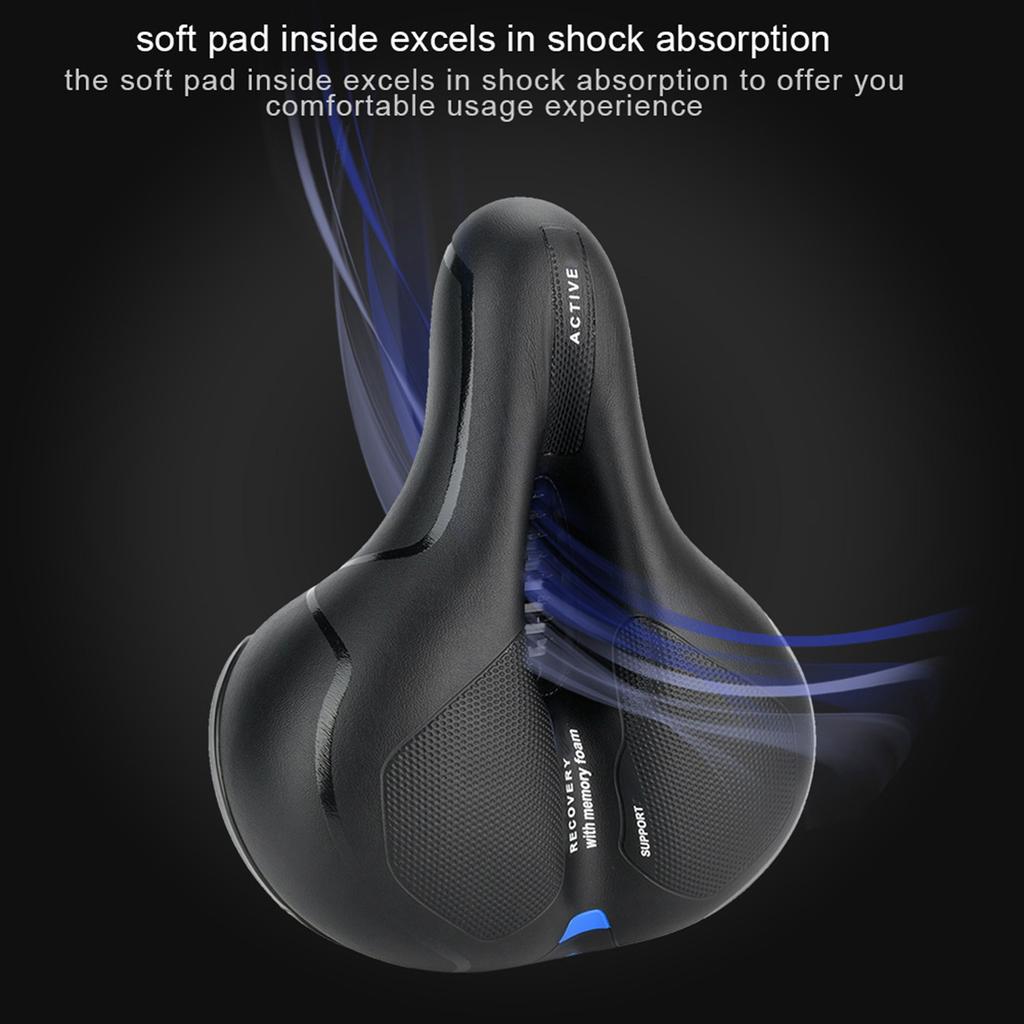 Мягкое велосипедное сиденье, удобное, ударопрочное, сменное седло, аксессуар для велосипеда