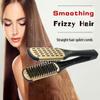 1 Pcs Pro Hairdressing Straightener Nylon Hair Straightening Double Brushes V Shape Comb Clamp Not Hurt Styling Tools