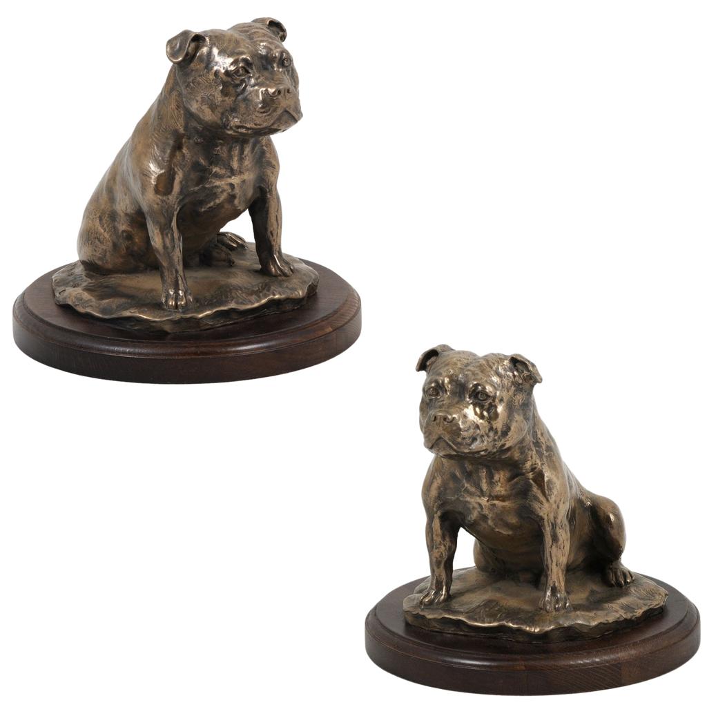 Staffordshire Bull Terrier, Staffy - Dog Figurine, Dog Silhouette Figurine, Trophy for Art-Dog Dog Show Exhibition