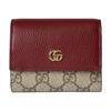 GG Marmont Логотип Ткань Supreme Мини-кошелек Женский кошелек Красно-коричневый 837957AAE5E6258