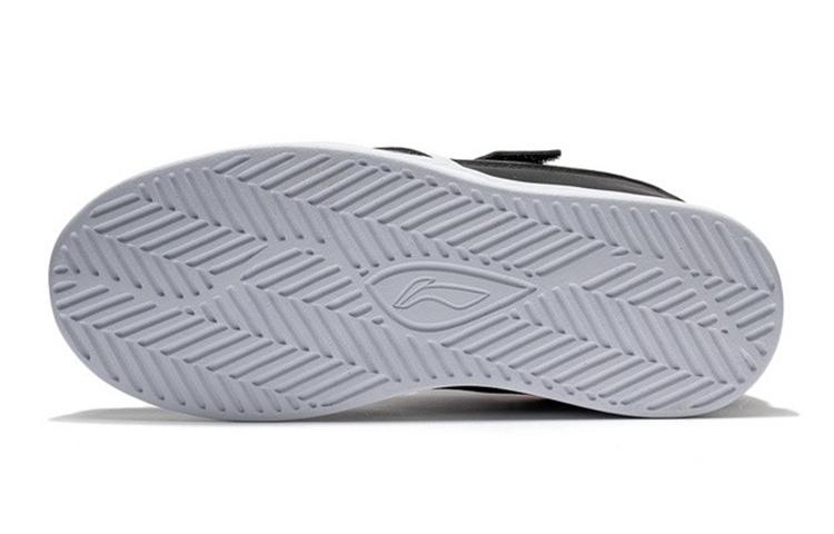 Li Ning Амортизирующие Устойчивые к истиранию Легкие Низкие Детские Скейтбордические Кроссовки Черные Подростковые YKCS032-1