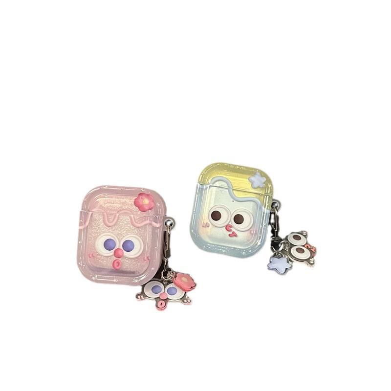 Applicable to Apple AirPods pro1 Bluetooth headset protective case 1st generation 1st generation cute cartoon couple expression pendant