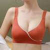 Латексный бюстгальтер для женщин, бесшовное нижнее белье без стального кольца, спортивный красивый пуш-ап, сексуальный бюстгальтер без косточек, нижнее белье больших размеров