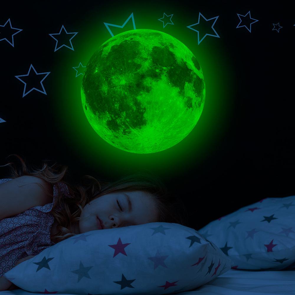 Kids Wall Stickers Home Decals Glow in The Dark Stars for Ceiling Glowing Ceiling Decals Stickers