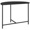 vidaXL Gartentisch Schwarz 100x50x75 cm Poly Rattan