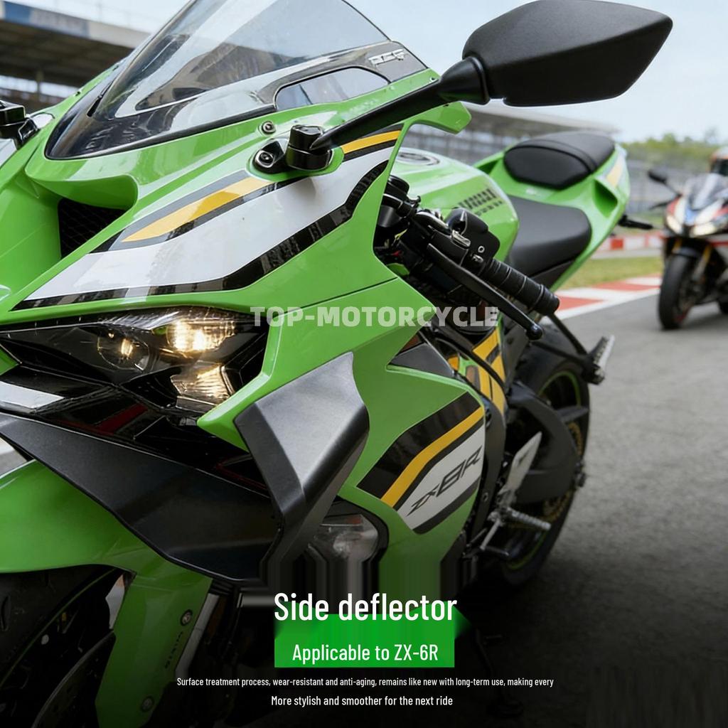 Кавасаки ZX-6R (2024-2026) Дефлектор переднего бокового обтекателя.