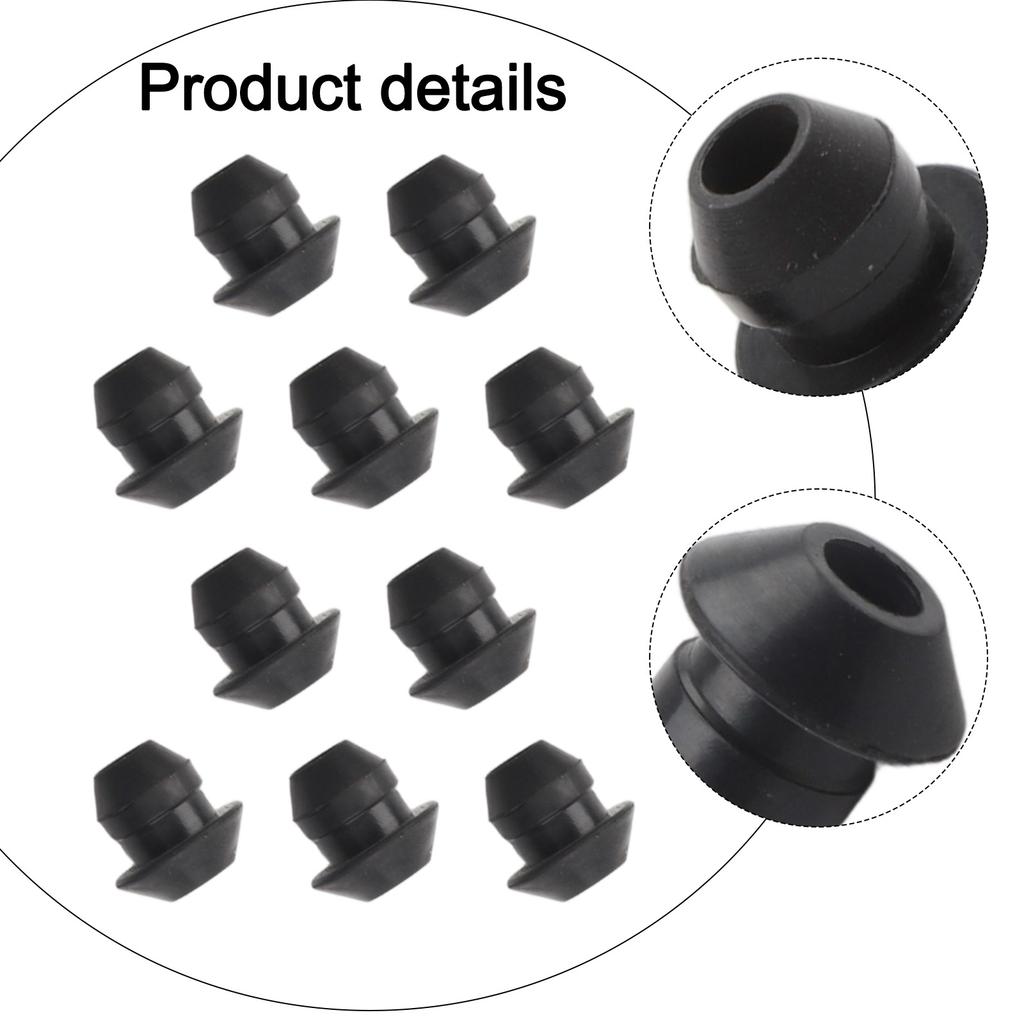 Rubber Grommets for Lawn Mower Fuel Tanks 10pcs for BG75 FS40 HL75 TS460 Models