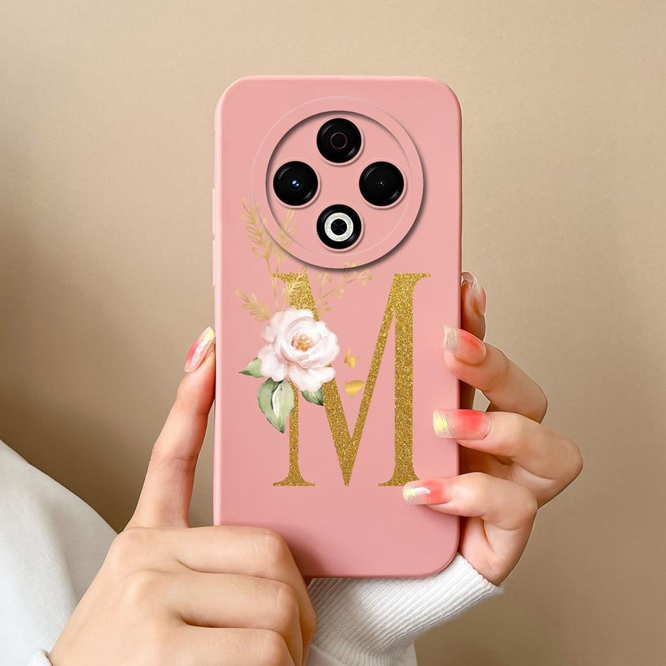 Чехол для Tecno Spark GO 1 2025 Sprak 30 20 Pro 30C Pop 9 Camon 30S Pro 4G 5G популярные цветы AZ буквы мягкий силиконовый противоскользящий чехол для телефона Tecno