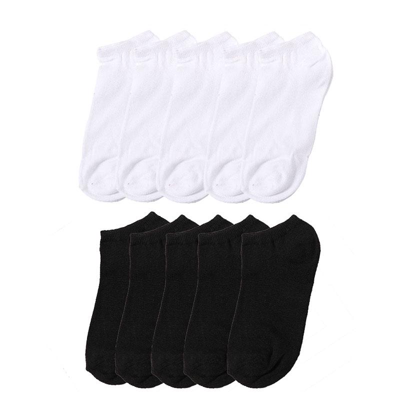 10 Pairs Comfortable Candy Color Cotton Sock Slippers Short Socks Fashion Low Cut Breathable Socks