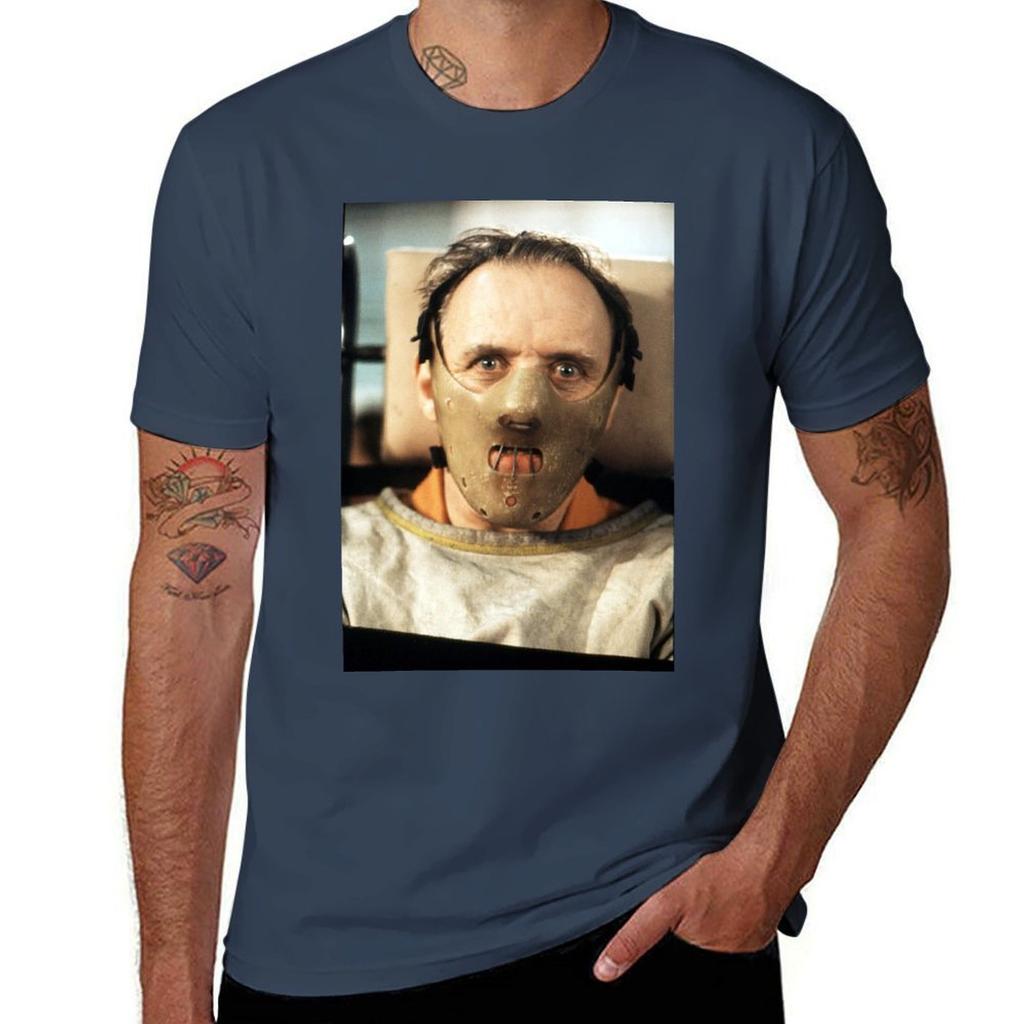 Hannibal Lecter T-Shirt anime tshirt t shirts for man graphic vintage T-Shirt