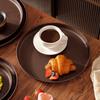 20/26/32/38cm Imitation Wooden Serving Tray Handmade Food Tray Imitation Wooden Tray  Tea Serving
