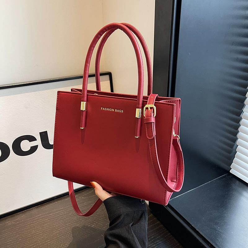 Portable Tote Bag Bag Trendy Fashion Temperament Shoulder Bag Women'S Large-Capacity Simple Commuter Messenger Bag