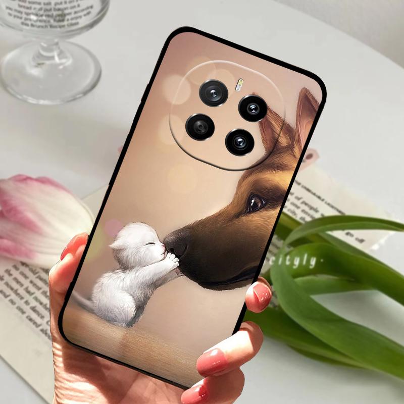 Чехол для Honor Magic7 5G Capa Magic 7 Ударопрочный Силиконовый Защитный Задняя крышка телефона Для Huawei Honor Magic7 Pro Бамперные оболочки