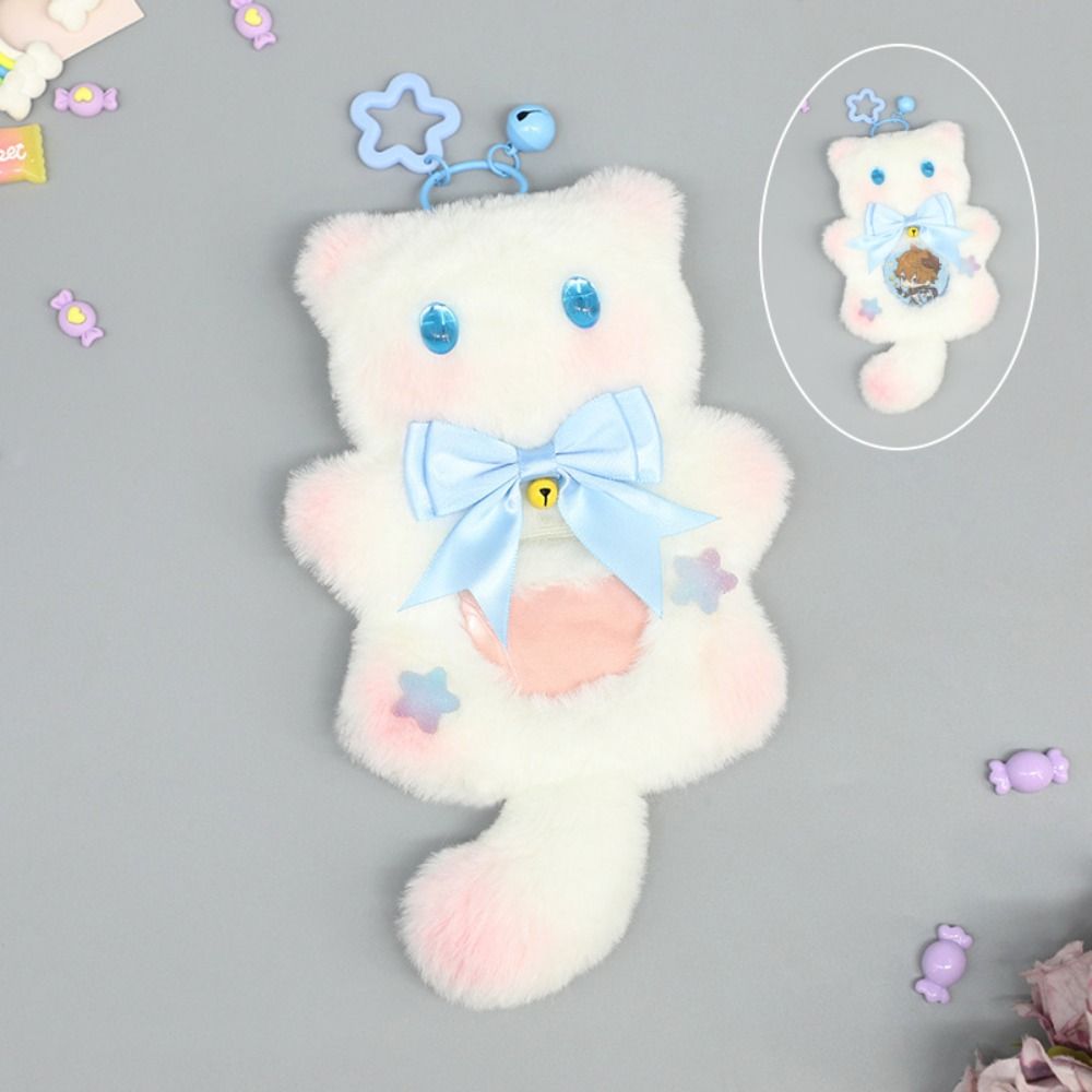 Cartoon Cat Anime Pins Display Base Plush Badge Decoration Tray Cute Badge Holder Fans Chasing
