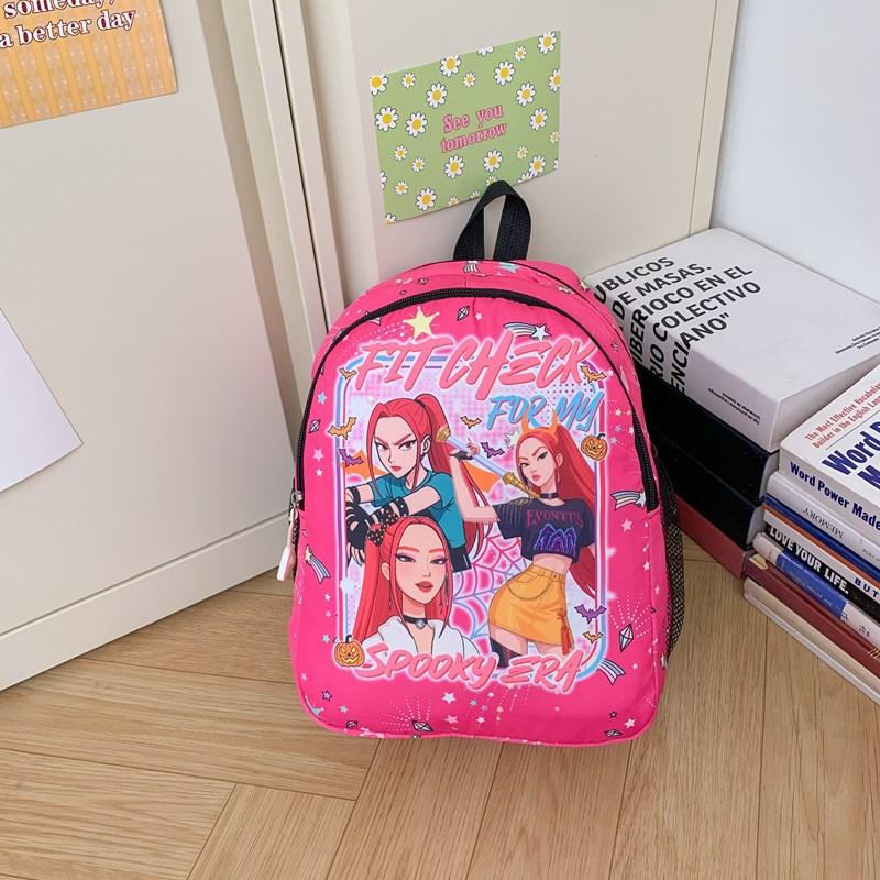 Kpop Корейская версия Детский рюкзак Садовая школьная сумка Группа Охотников на ведьм Мультяшный Милые рюкзаки для мальчиков и девочек