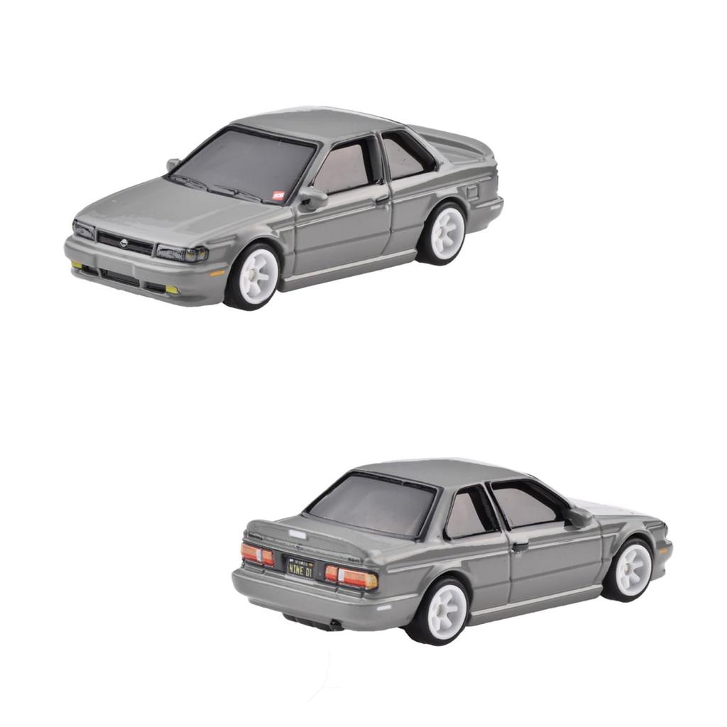 Hot Wheels Premium 2 Pack Nissan Sentra Silvia Years Old and HYF04 '91 SE-R/Nissan (S13) [Mini Car] [3 Up]