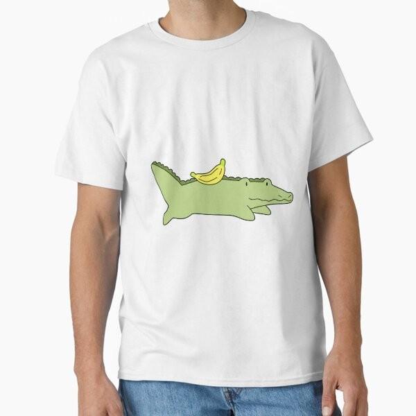 Banana Alligator Classic T-Shirt T-Shirt Made in US/AUS Size S-2XL Unisex T-Shirt