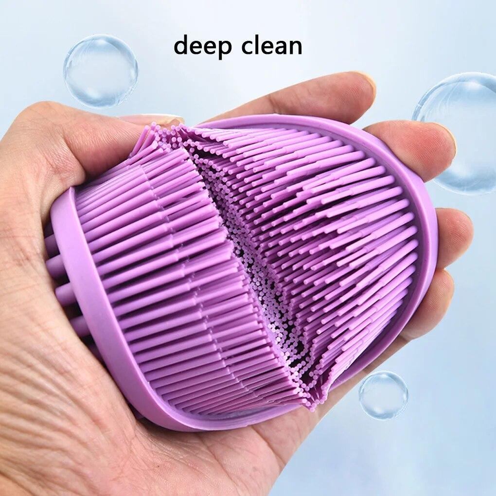 Мягкая силиконовая щетка для тела, отшелушивающая ванна, душ для взрослых и детей, массажная щетка для ванны, принадлежности для ванной комнаты