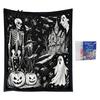 Relaxing Hobby for Home Decor Halloween DIY Coloring Blanket with 24 Markers Washable Throw Blanket Color Stress Relief Craft Projects Your