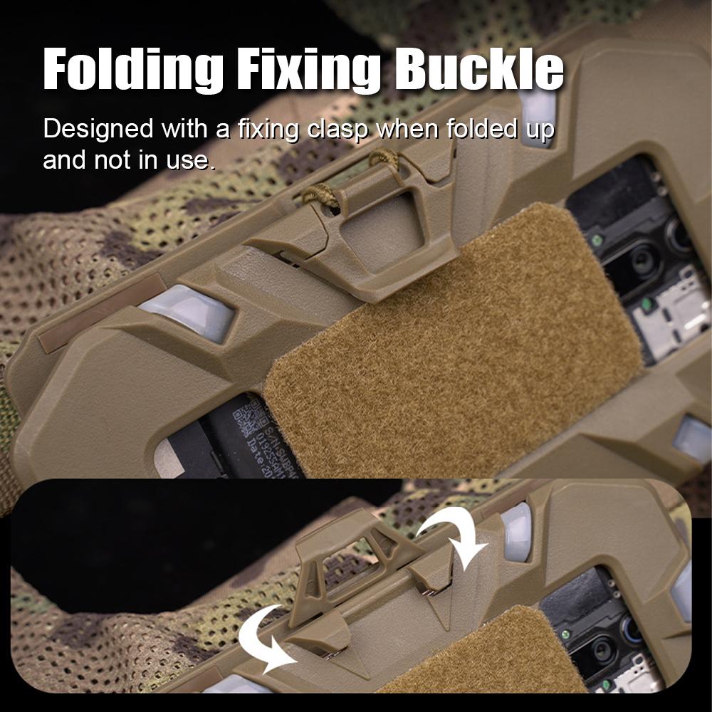 Тактический жилет, держатель для телефона, крепление Molle, универсальный нагрудный держатель для телефона, складная навигация