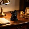 Creative Holiday Presents 3D Printed Spooky Tree Candle Holder, Creepy Stump Figurine Festival Party Supplies for Halloween Decoration, Desktop