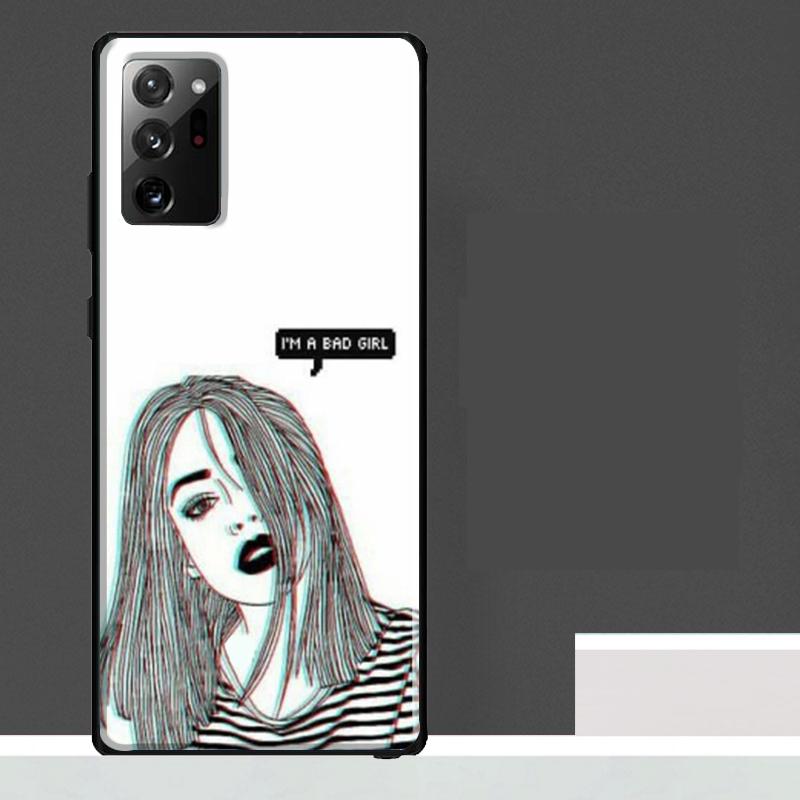 Bad Girl Case For Samsung Galaxy S25 Ultra S21 S22 S23 S24 Ultra S9 S10 S20 Plus S25 FE Phone Cover