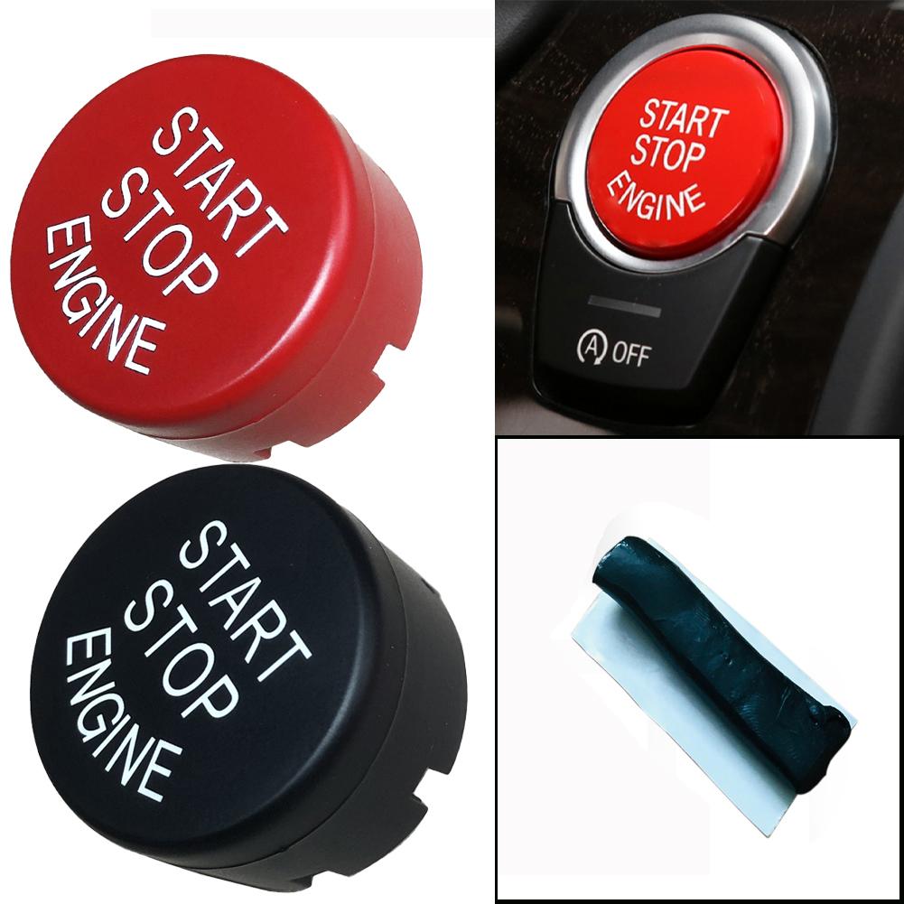 Матовый цвет, крышка кнопочного переключателя двигателя Start Stop для BMW F шасси F20 F30 F34 F10 F48 F52 F15 F16 F25