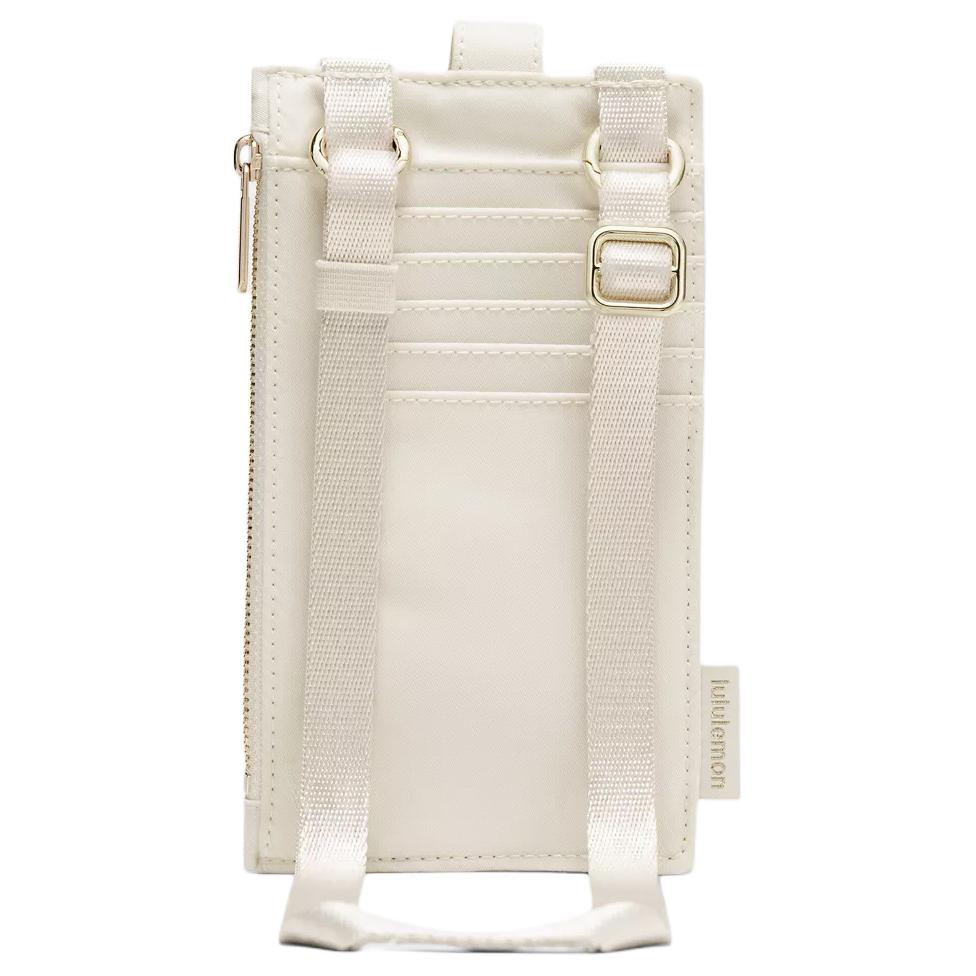 Lululemon Adjustable Shoulder Strap Crossbody Phone Bag Unisex Shoulder Bag Light-Ivory LU9CWTS-033454