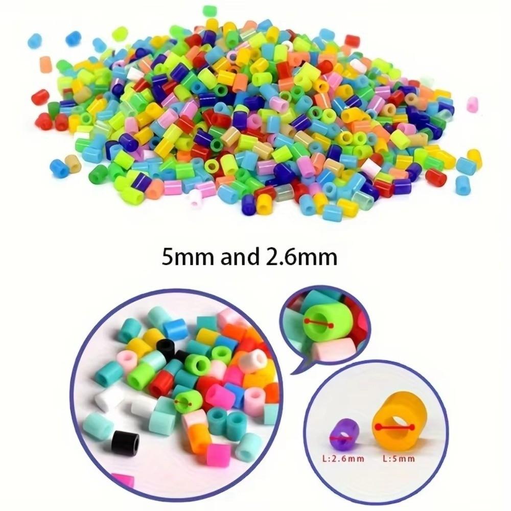 2.6mm Perler Hama Beads Kit DIY Make Puzzle 3D Puzzle Beads Hama Beads Box Children Toy