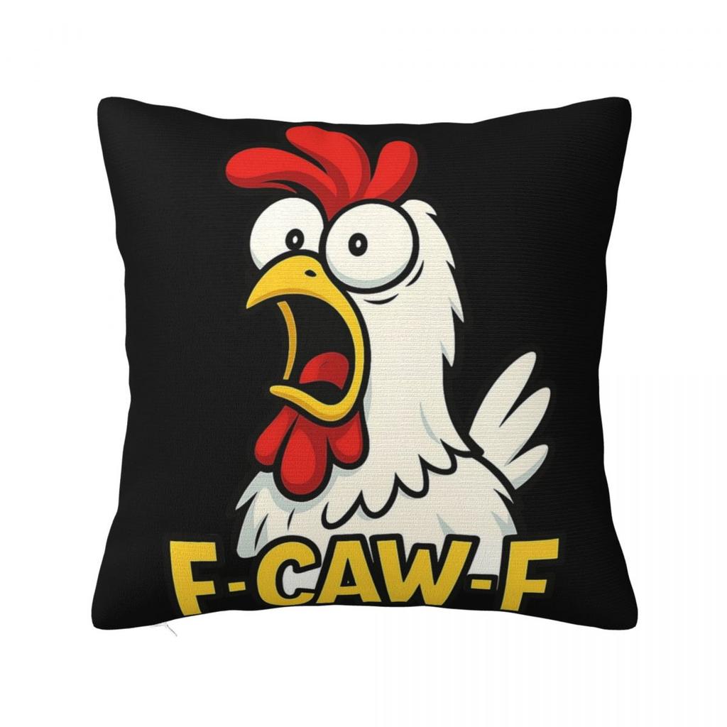 Смешные F-Caw-F Куриные Наволочки FCAWF Наволочка для Подушки Чехлы на Подушки Декор для Гостиной На Молнии Разные Размеры